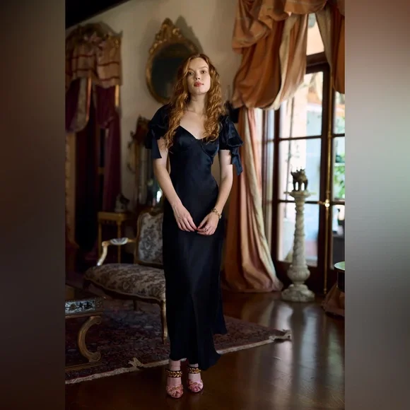 The Raven Poet Slip Dress - Picture 3 of 9